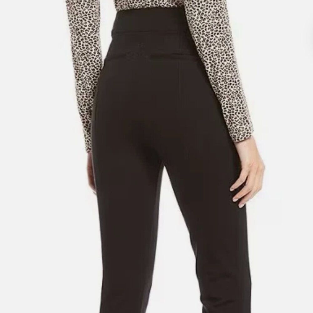 SPANX The Perfect Back Seam Skinny Ankle Pants Black Size Large